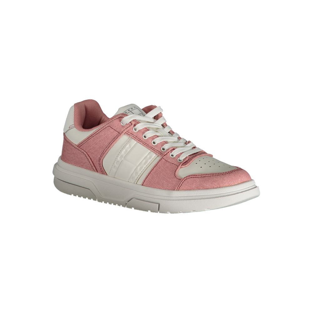 Tommy Hilfiger Rosa Polyester-Sneaker