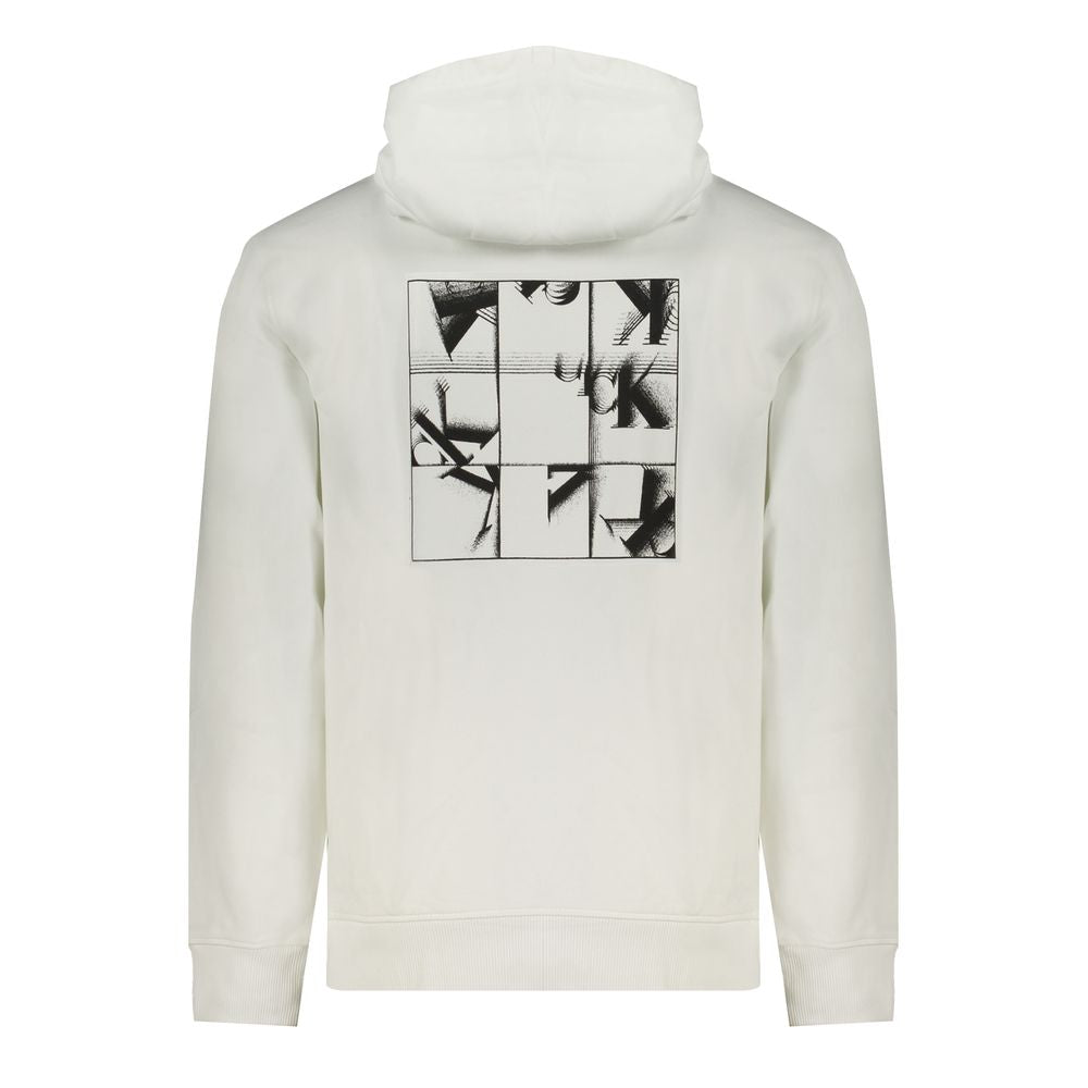 Weißes Herren-Sweatshirt aus Baumwolle