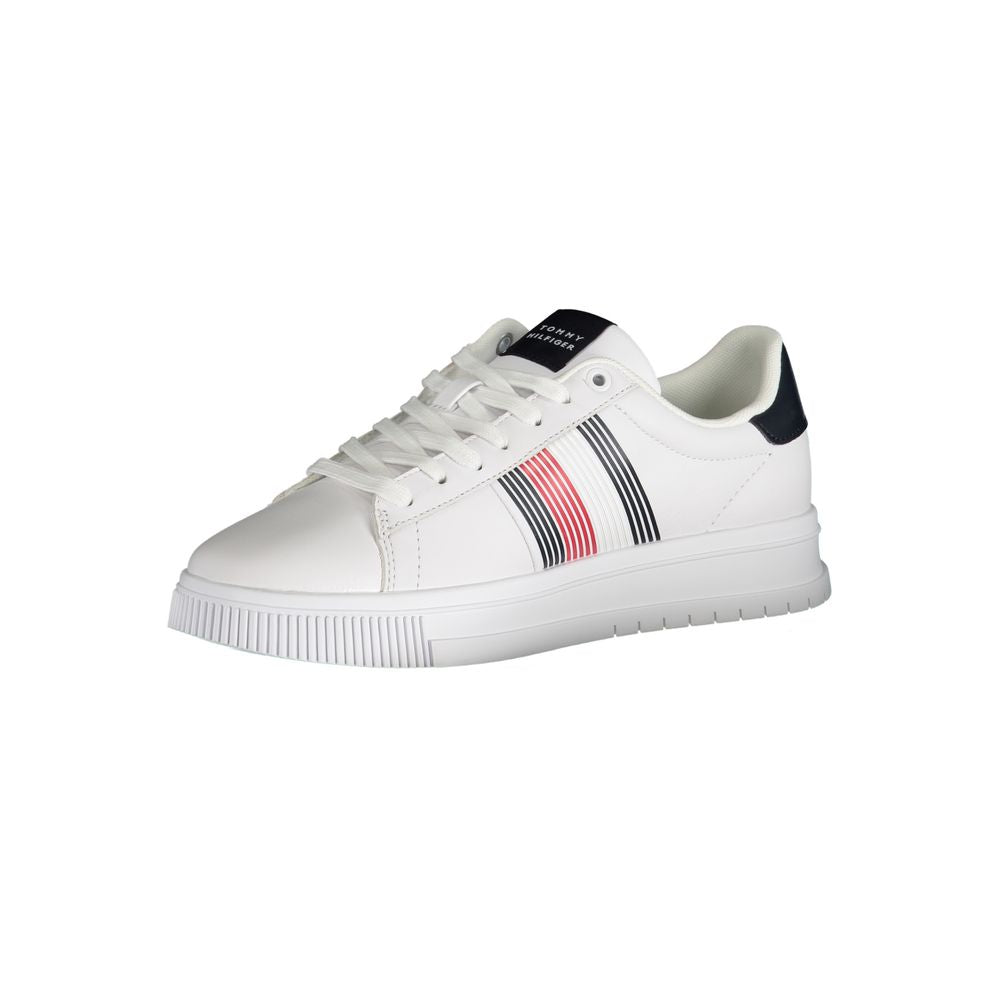 Weißer Herren-Sneaker aus Polyurethan