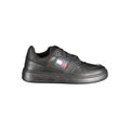 Tommy Hilfiger Schwarzer Sneaker aus echtem Leder