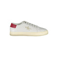 Weiße Herren-Sneaker aus Polyester