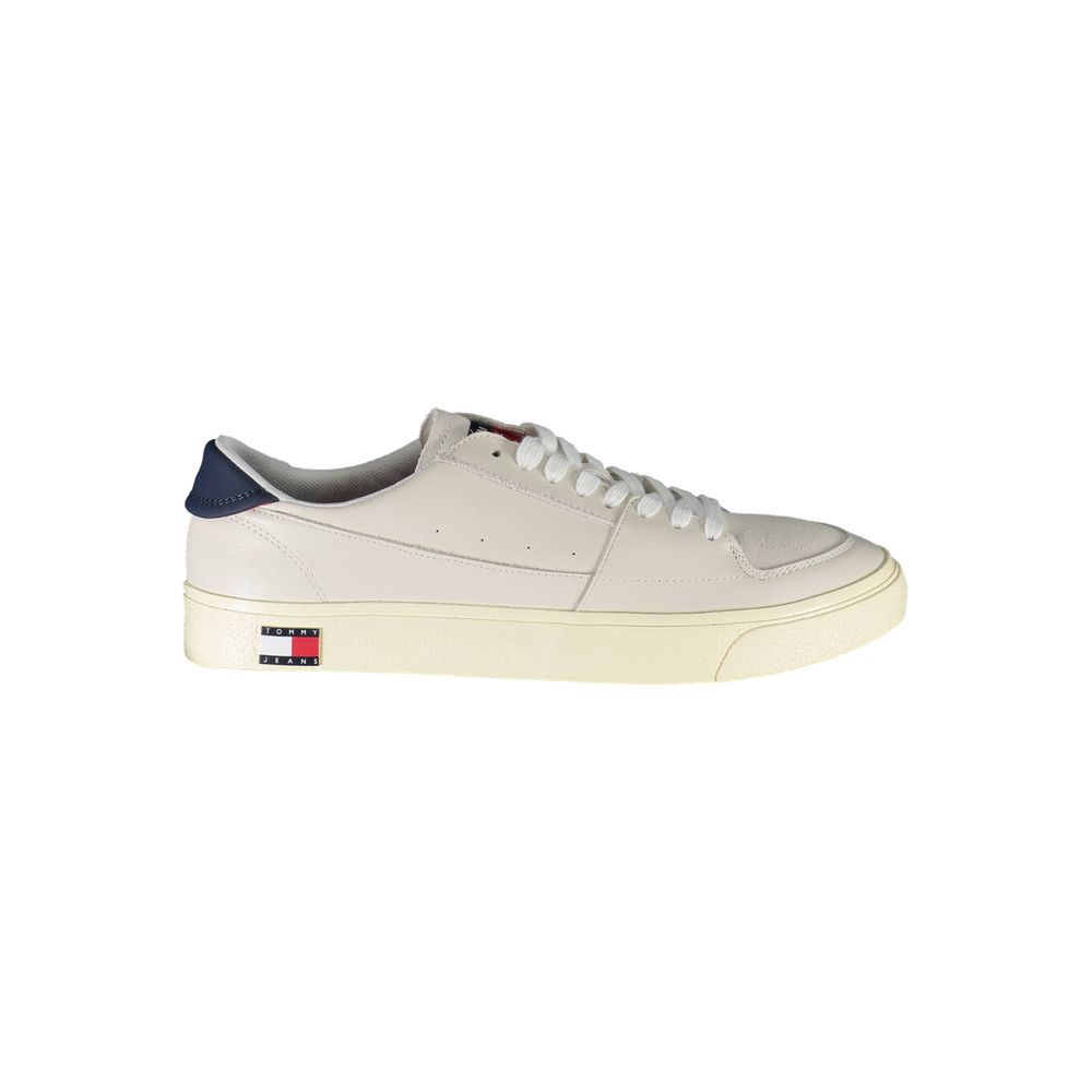 Weiße Leder-Sneaker für Herren