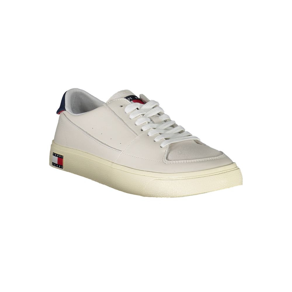 Weiße Leder-Sneaker für Herren