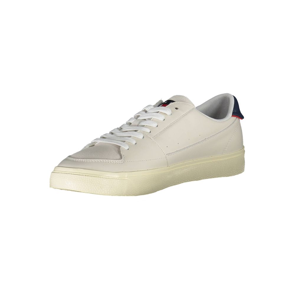 Weiße Leder-Sneaker für Herren