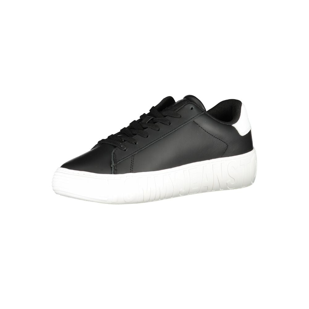 Schwarzer Sneaker aus Polyurethan für Herren