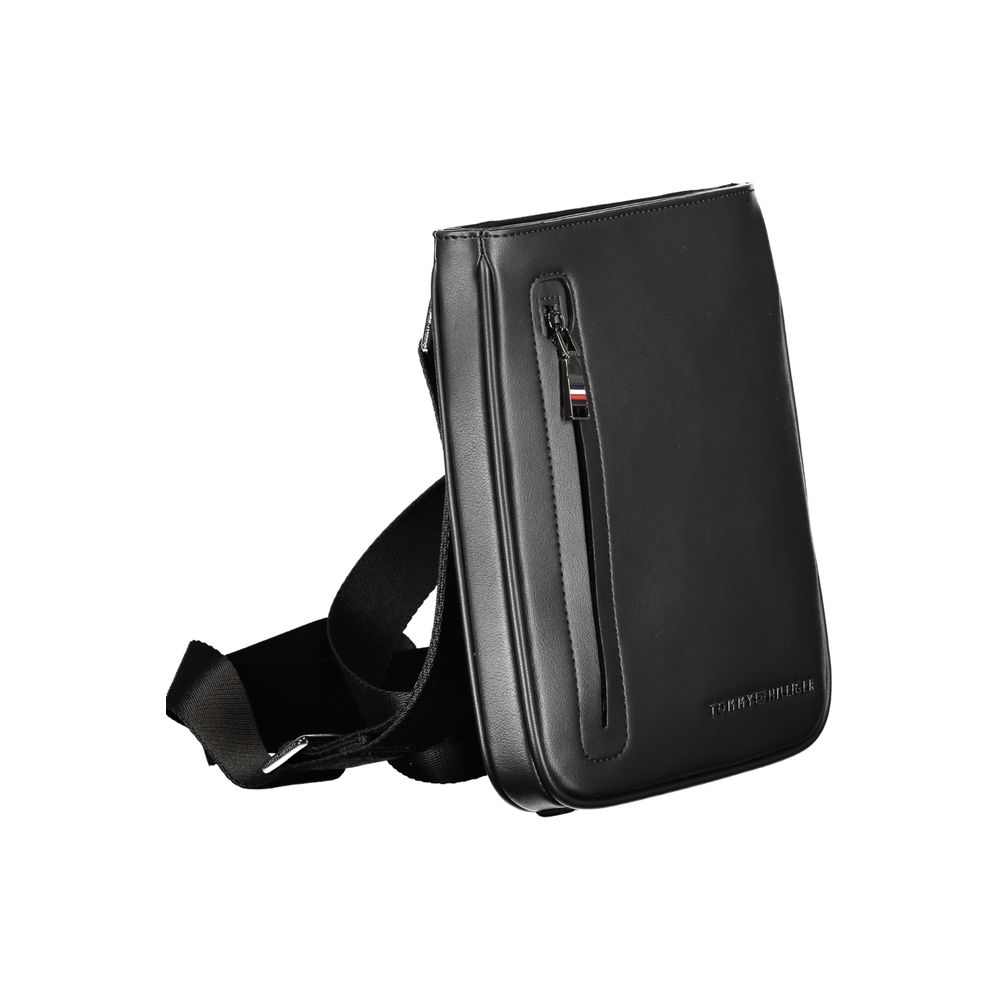 Tommy Hilfiger Schwarze Polyester-Umhängetasche