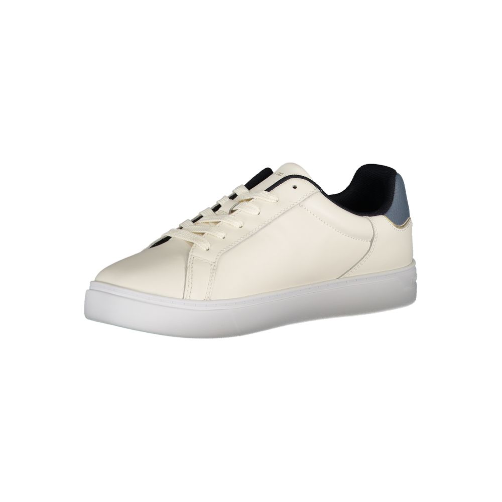 Tommy Hilfiger Beige Genuine Leather Sneaker