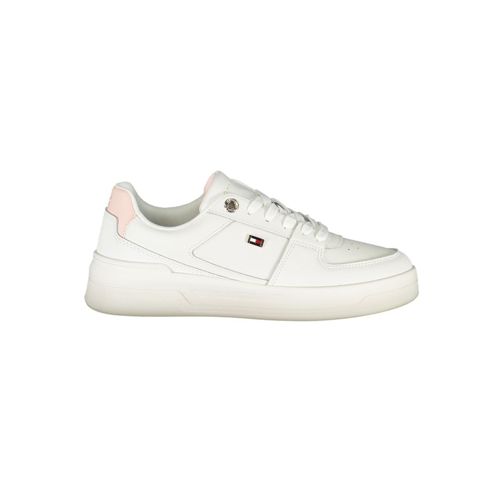 Weiße Leder-Sneaker für Damen