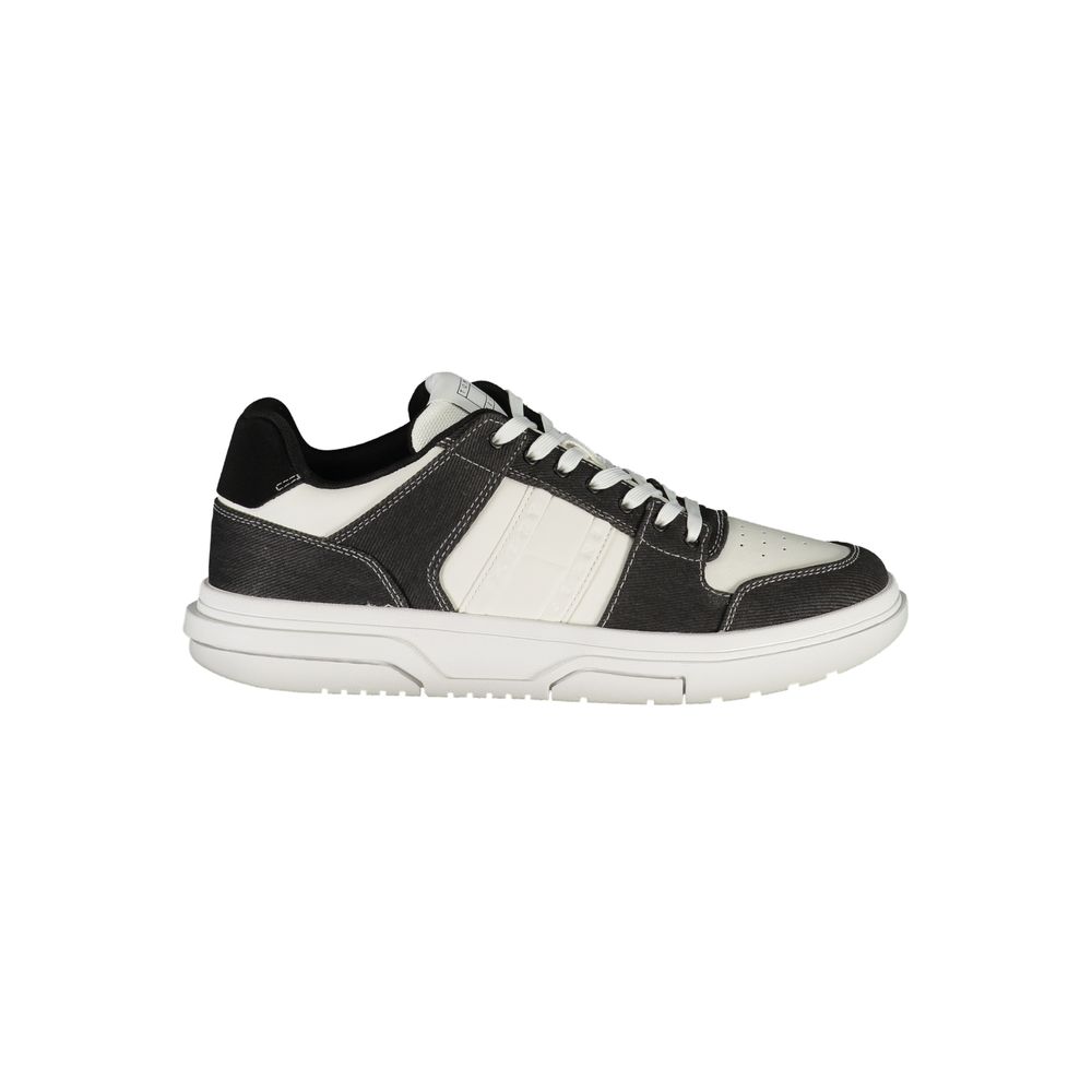 Tommy Hilfiger Schwarzer Sneaker aus Polyurethan für Herren