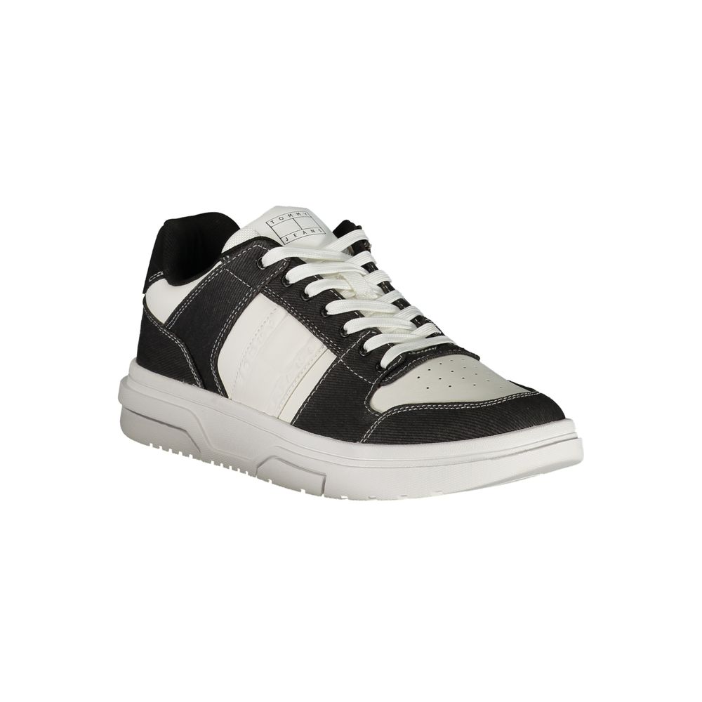 Tommy Hilfiger Schwarzer Sneaker aus Polyurethan für Herren