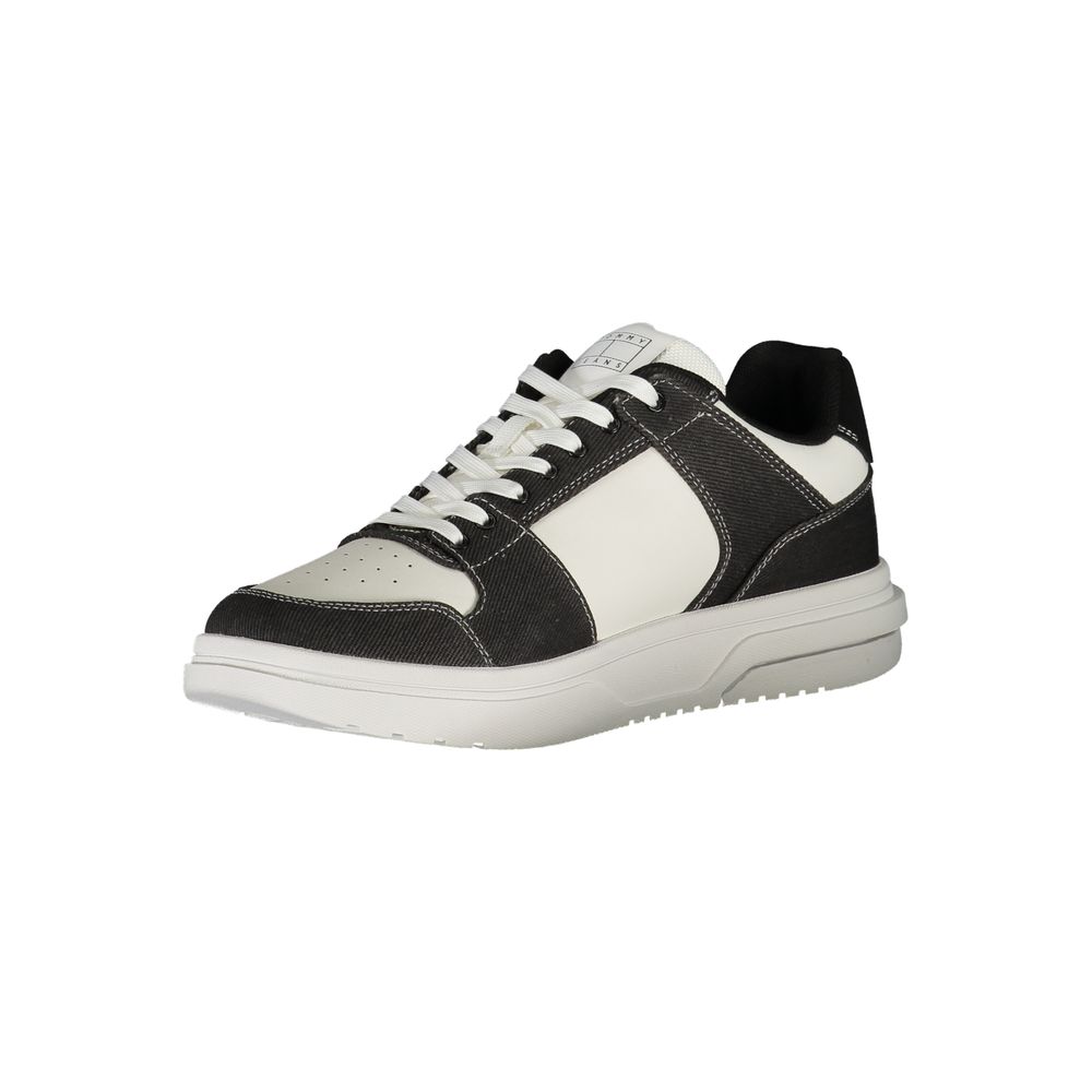 Tommy Hilfiger Schwarzer Sneaker aus Polyurethan für Herren