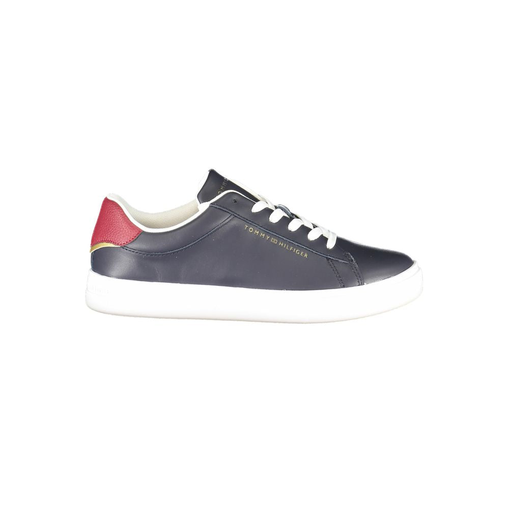 Tommy Hilfiger Blaue Damen-Sneaker aus Polyurethan
