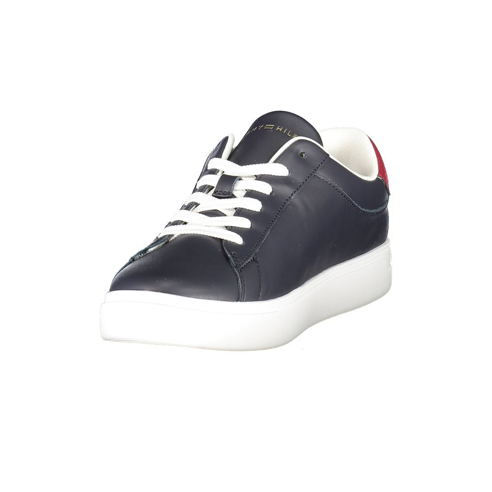 Tommy Hilfiger Blaue Damen-Sneaker aus Polyurethan