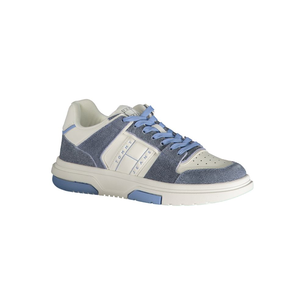 Tommy Hilfiger Blaue Leder Damen Sneaker