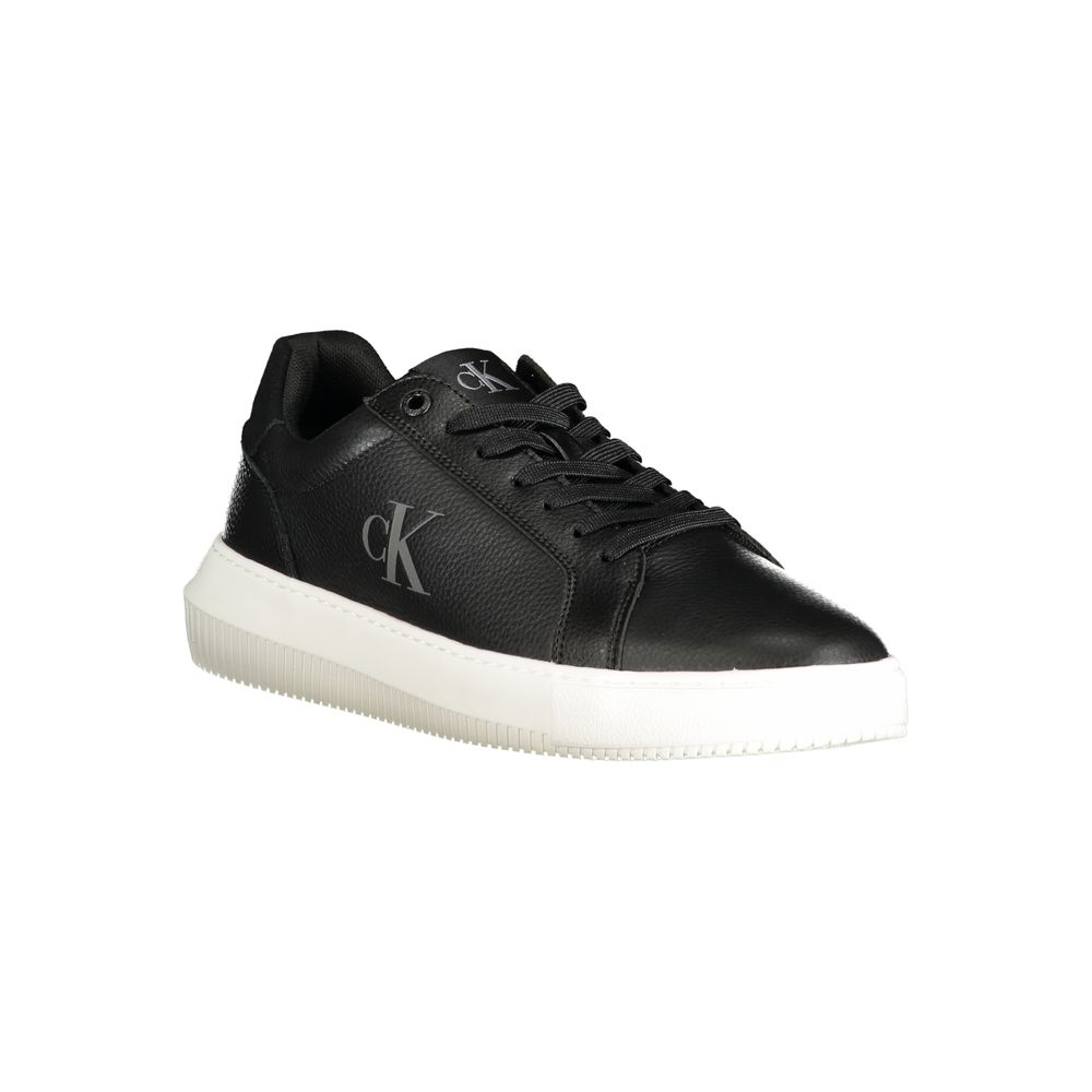 Schwarzer Sneaker aus Polyurethan für Herren