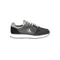 Calvin Klein-Schwarzer Sneaker aus Polyurethan für Herren