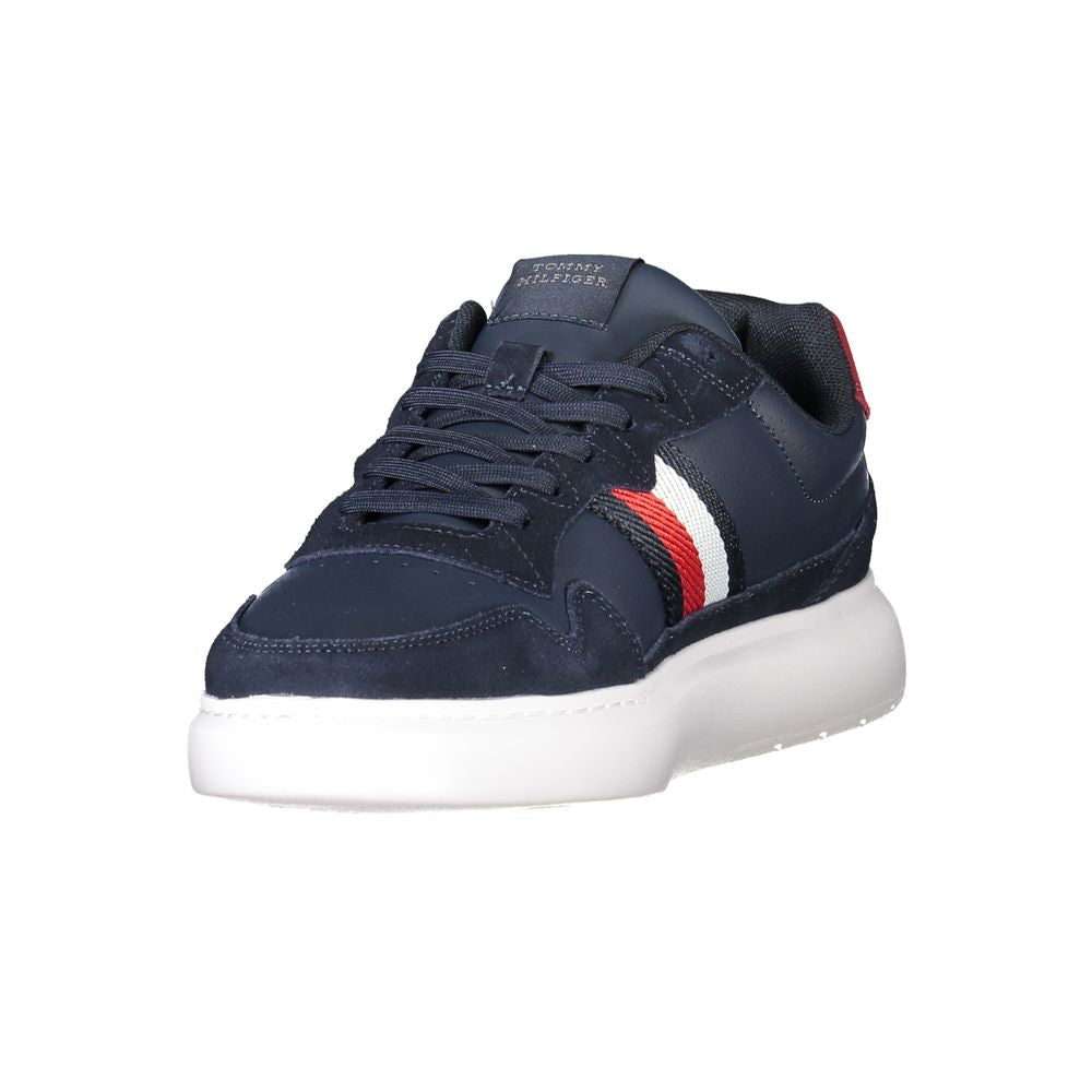Tommy Hilfiger Blauer Herren-Sneaker aus Polyurethan