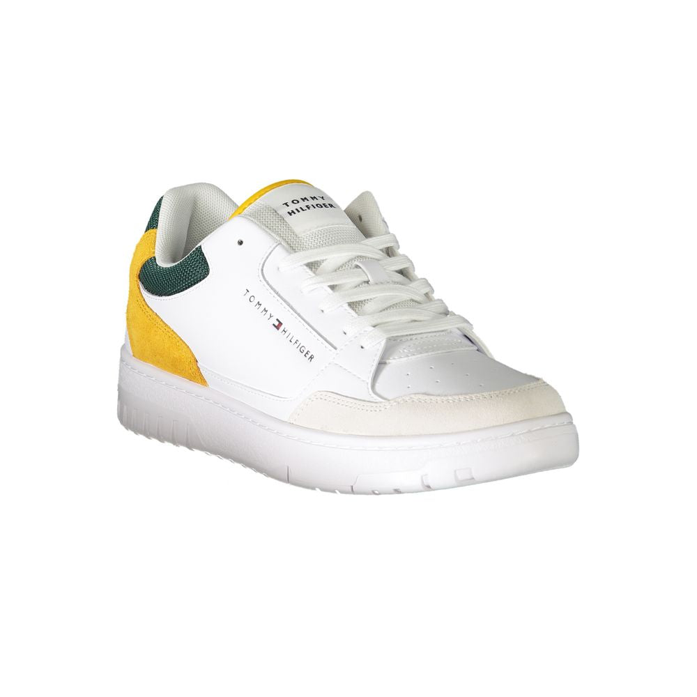 Bianco Leder Herren Sneaker