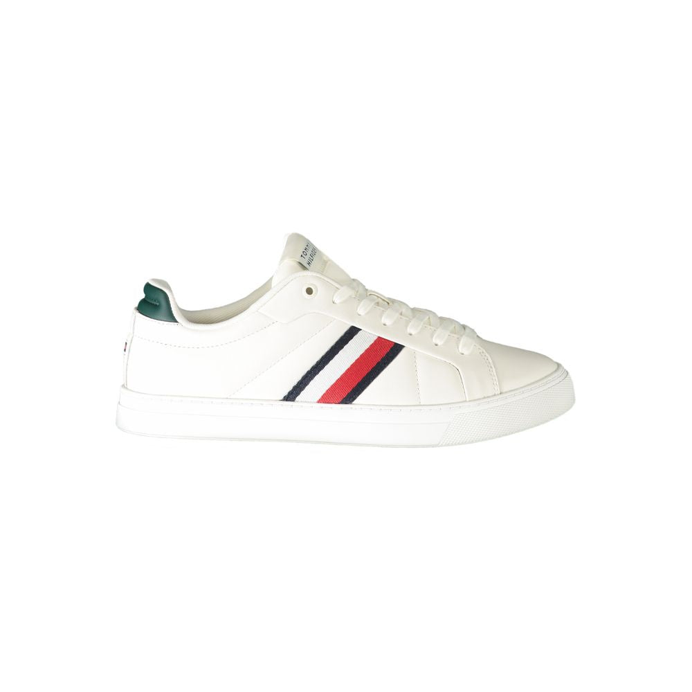 Weiße Leder-Sneaker für Herren