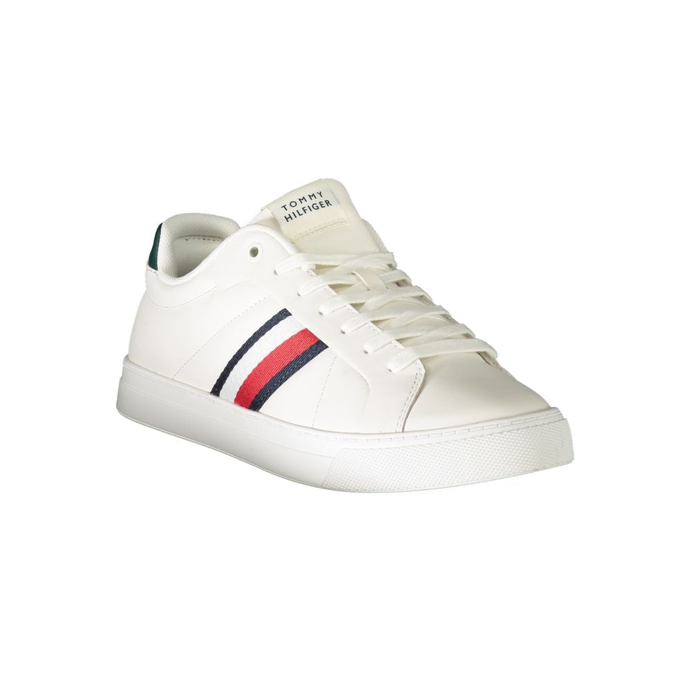 Weiße Leder-Sneaker für Herren