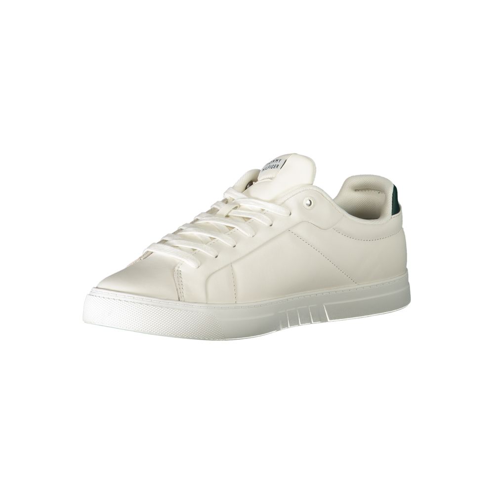 Weiße Leder-Sneaker für Herren