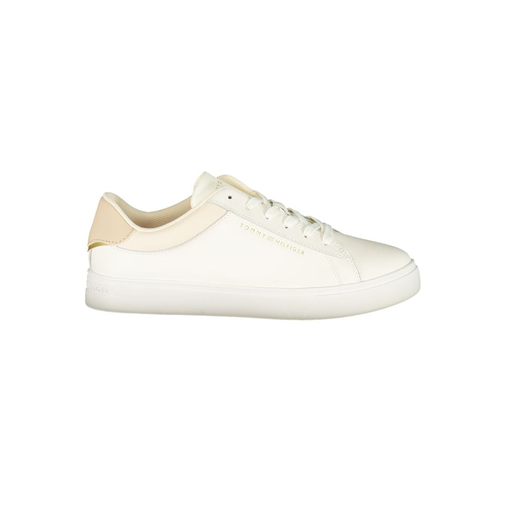 Damen Sneaker aus Beige Polyurethan
