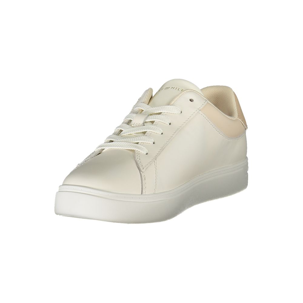 Damen Sneaker aus Beige Polyurethan