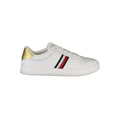 Tommy Hilfiger Bianco Damen-Sneaker aus Polyurethan