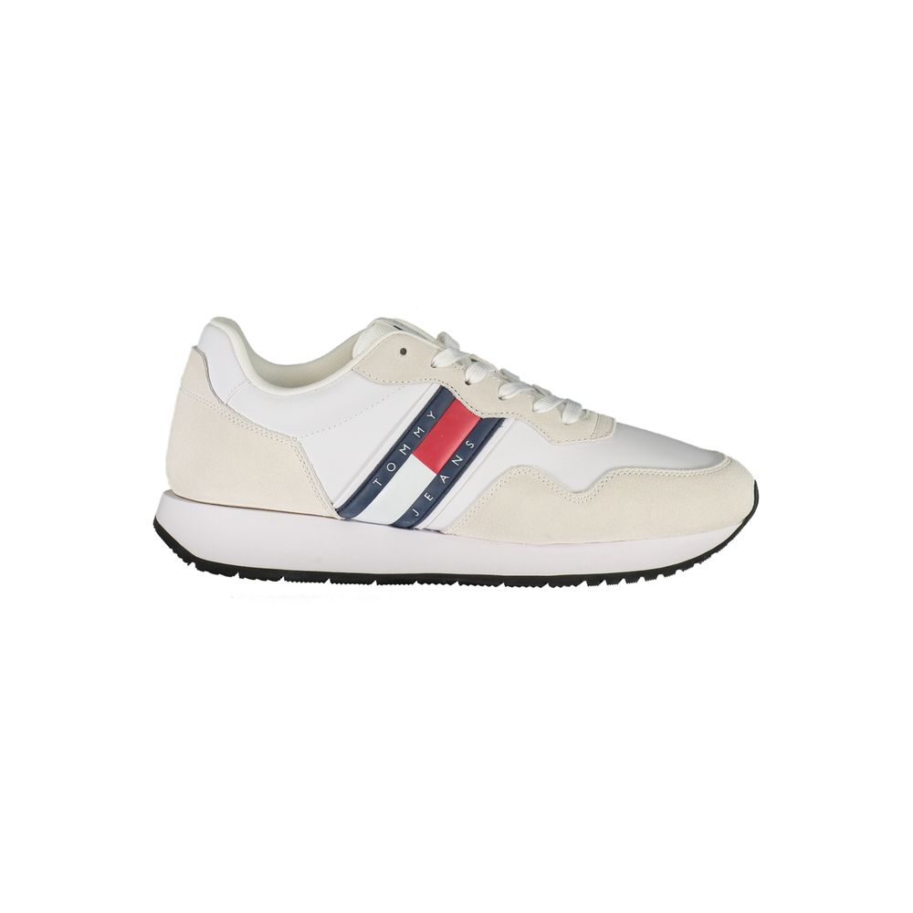 Tommy Hilfiger Bianco Leder Herren Sneaker