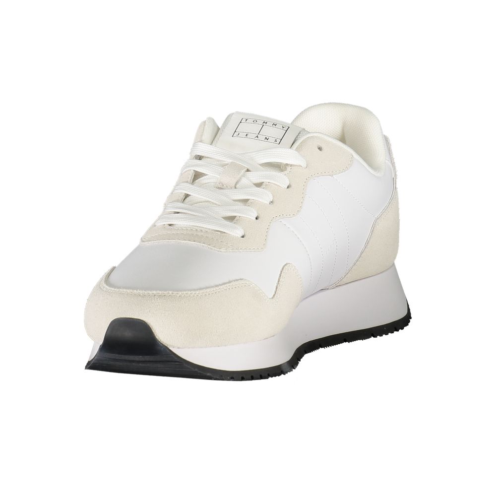 Tommy Hilfiger Bianco Leder Herren Sneaker