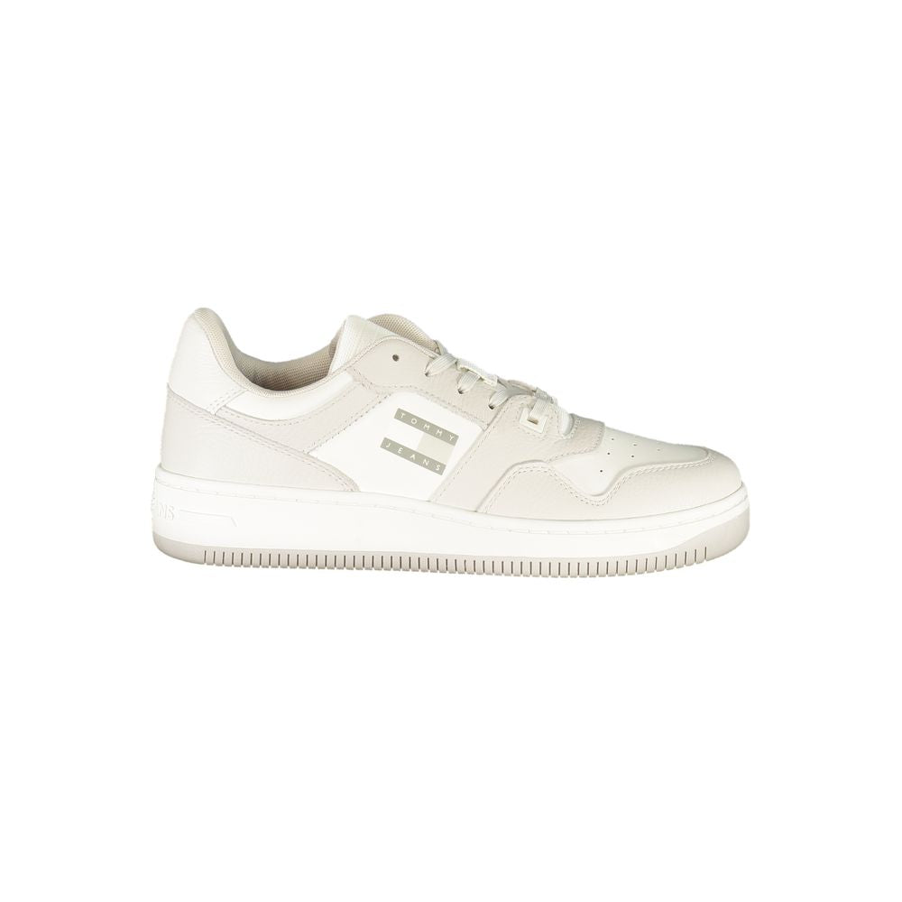 Tommy Hilfiger Weißer Herren-Sneaker aus Polyurethan
