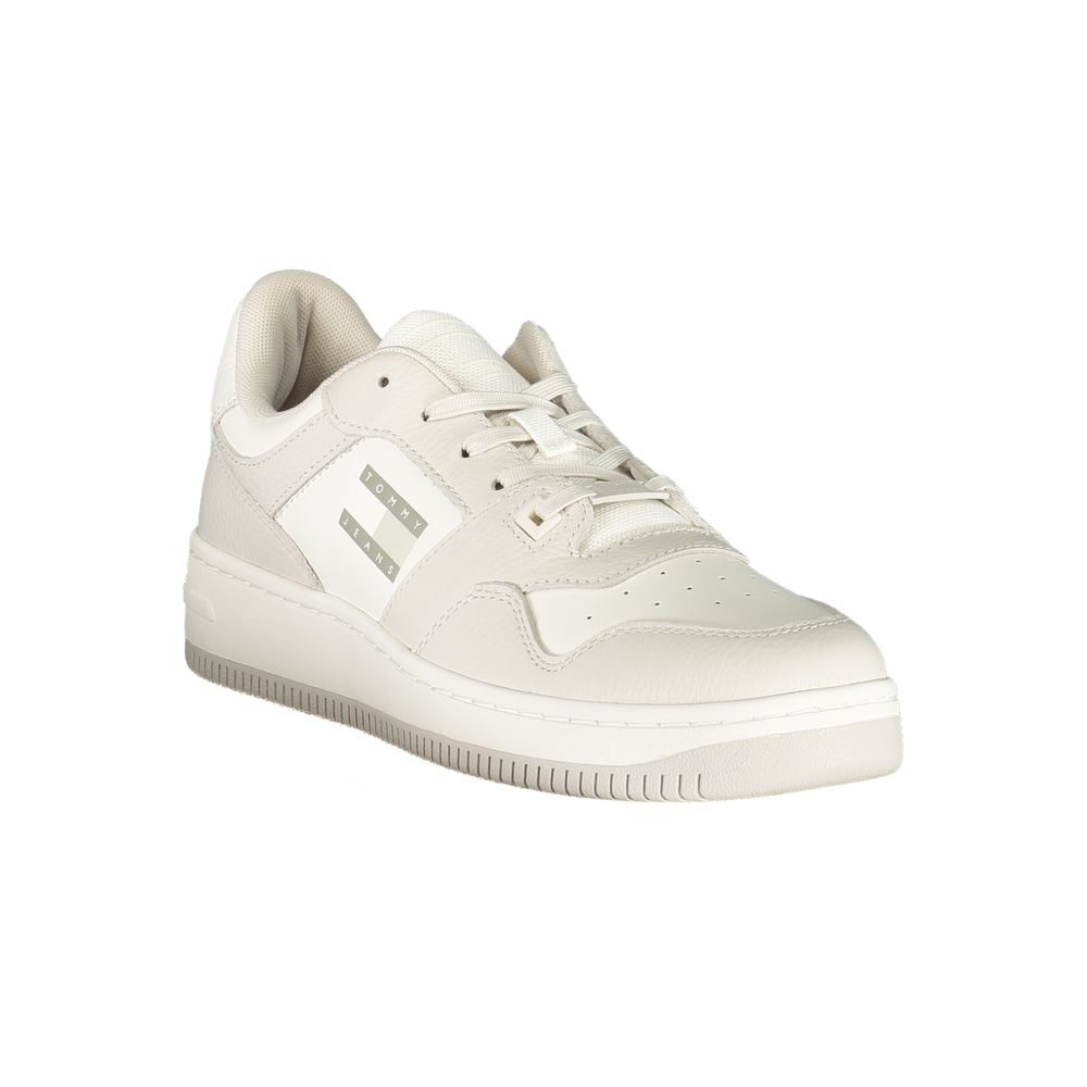 Tommy Hilfiger Weißer Herren-Sneaker aus Polyurethan