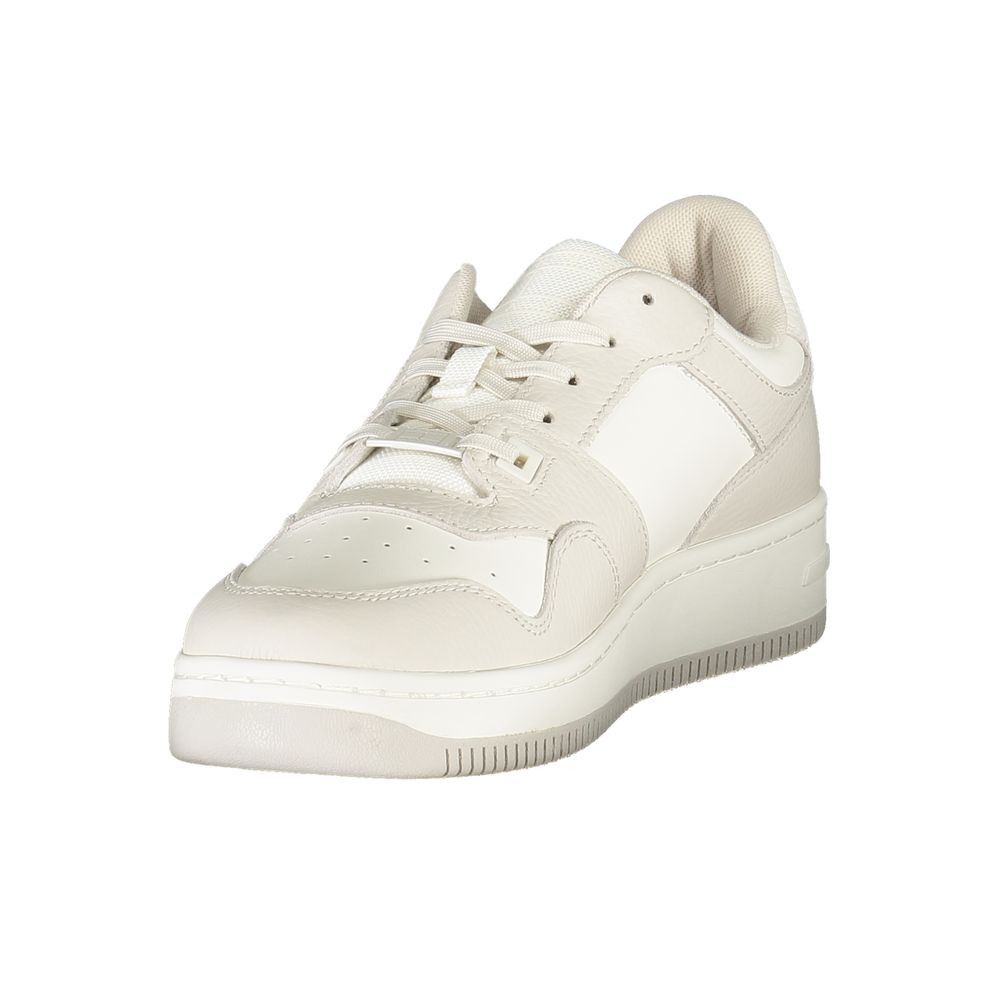 Tommy Hilfiger Weißer Herren-Sneaker aus Polyurethan