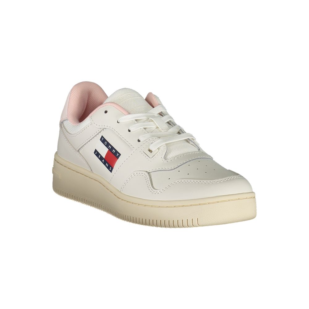 Tommy Hilfiger Sneaker aus weißem Stoff