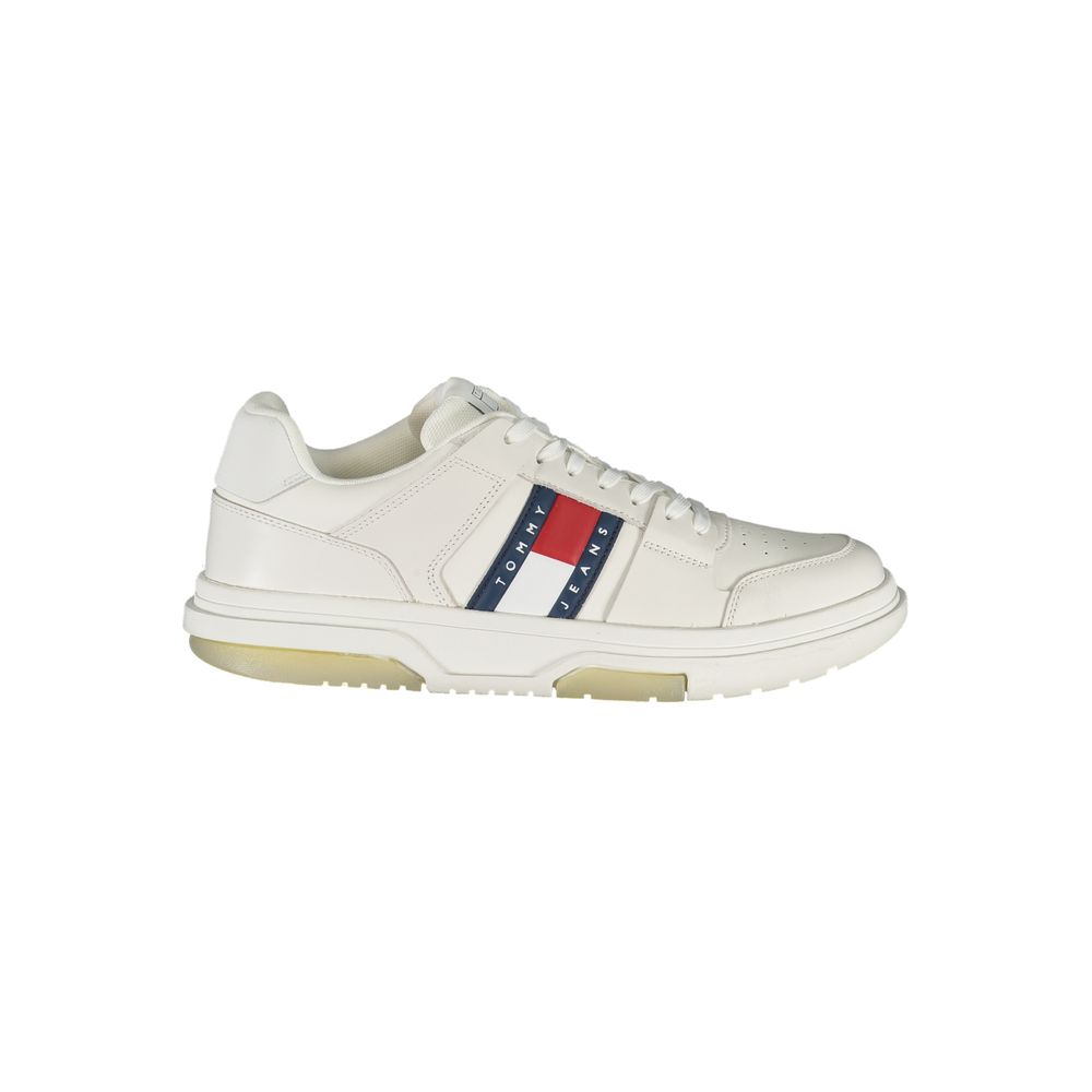 Bianco Polyurethan-Sneaker für Herren