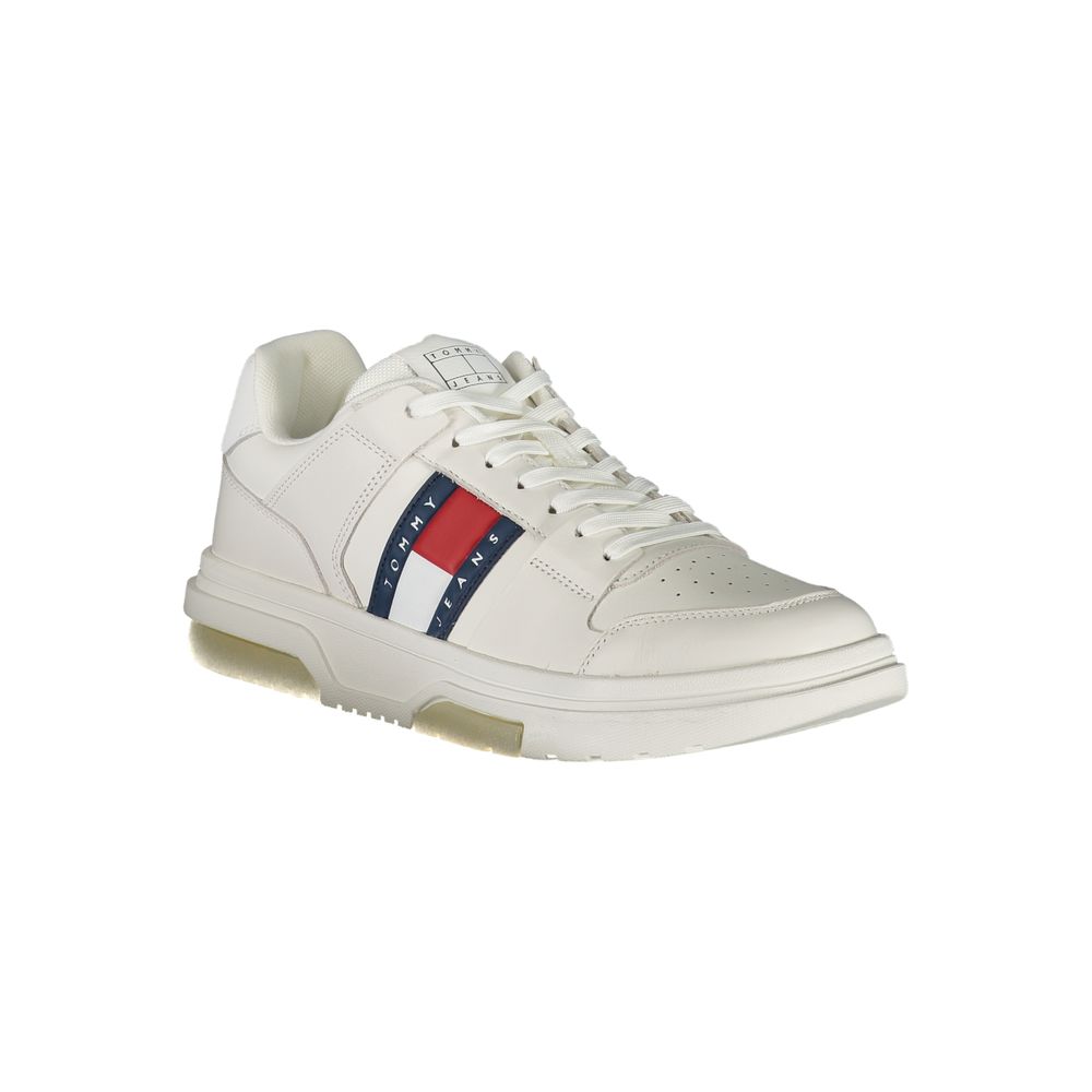 Bianco Polyurethan-Sneaker für Herren