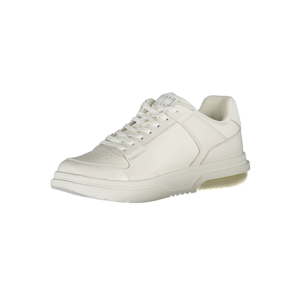 Bianco Polyurethan-Sneaker für Herren