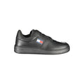 Tommy Hilfiger Schwarzes Leder Herren Sneaker