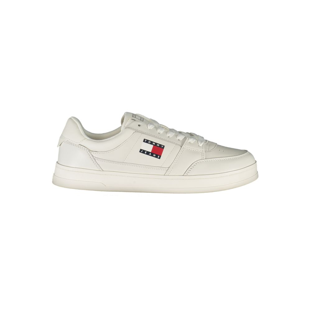 Tommy Hilfiger Weiße Leder-Sneaker für Herren