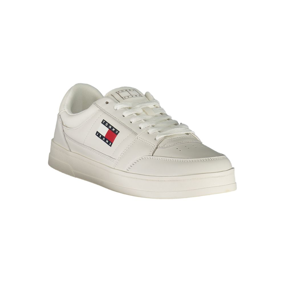 Tommy Hilfiger Weiße Leder-Sneaker für Herren