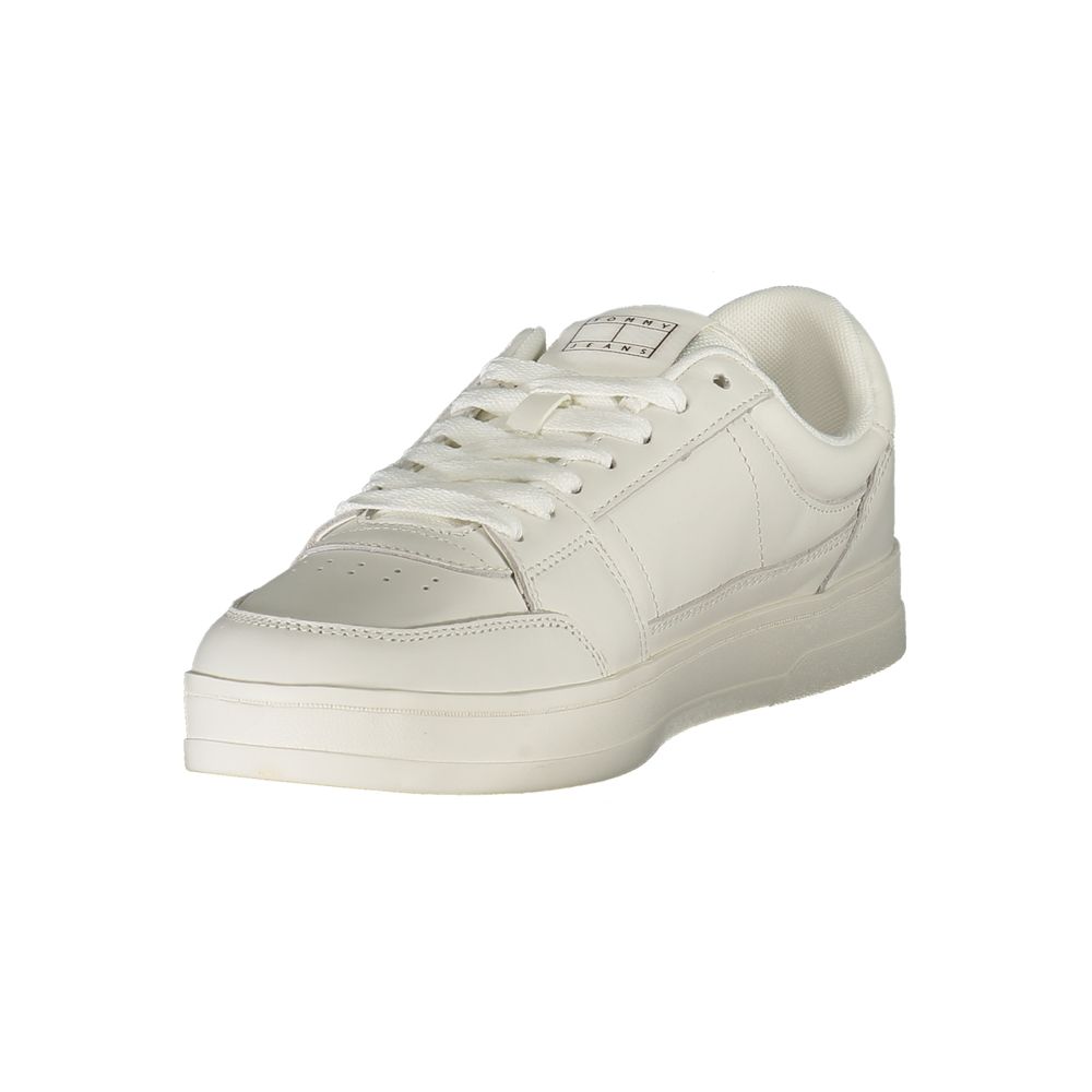 Tommy Hilfiger Weiße Leder-Sneaker für Herren