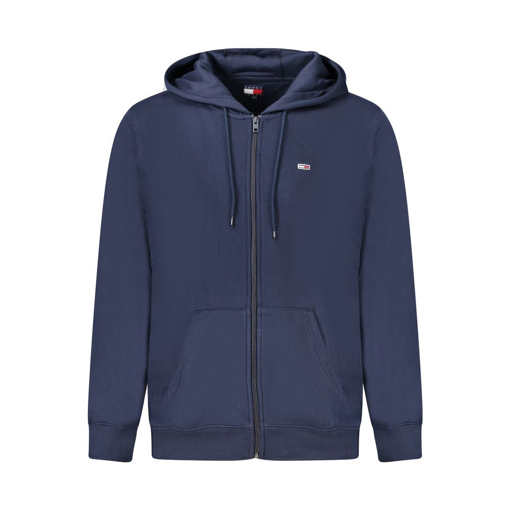 Tommy Hilfiger Blaues Herren-Kapuzensweatshirt aus Baumwolle