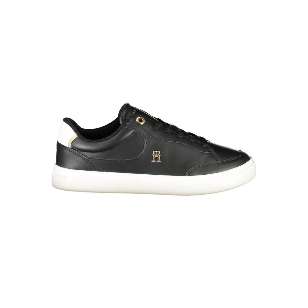Tommy Hilfiger Schwarze Sneaker aus Polyester