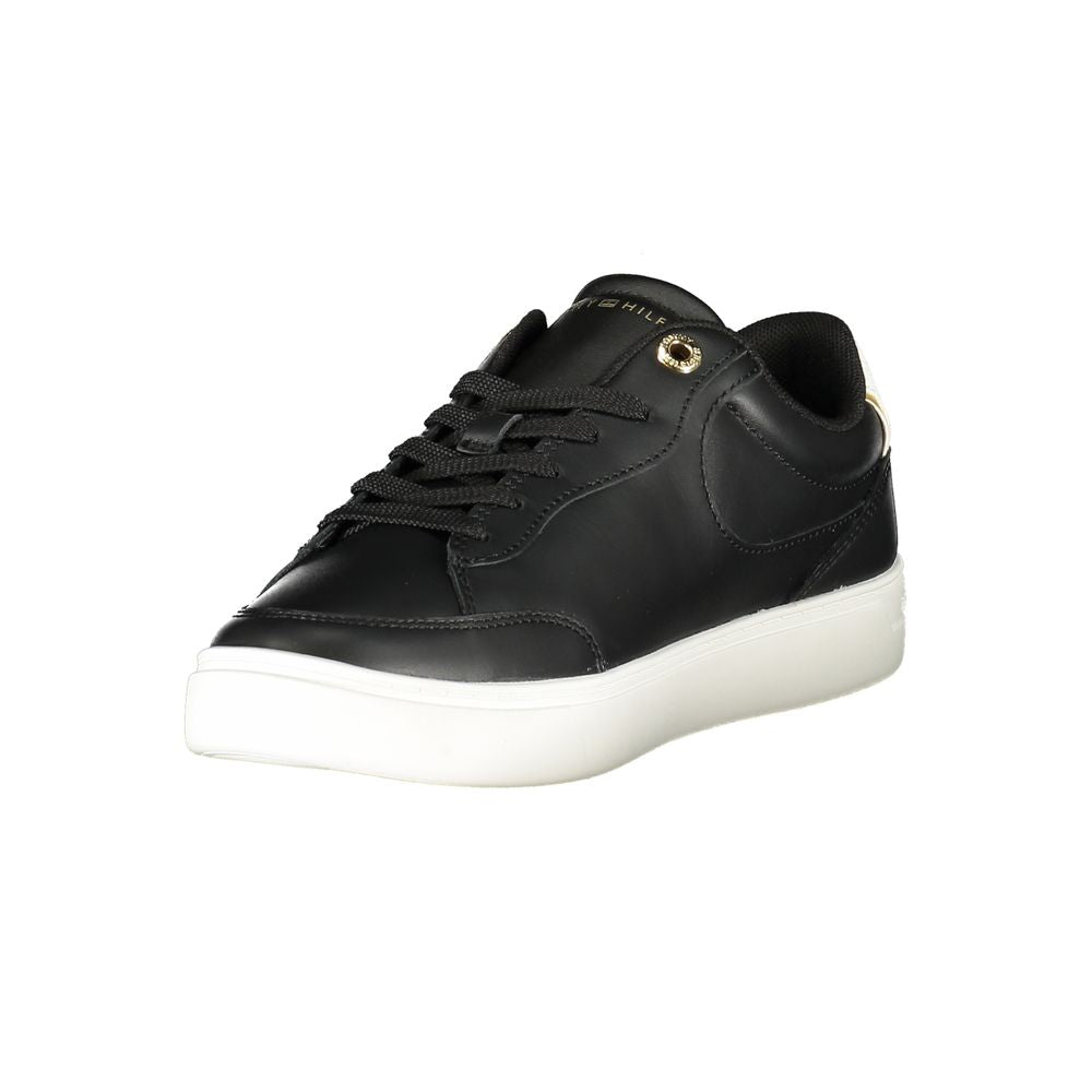 Tommy Hilfiger Schwarze Sneaker aus Polyester
