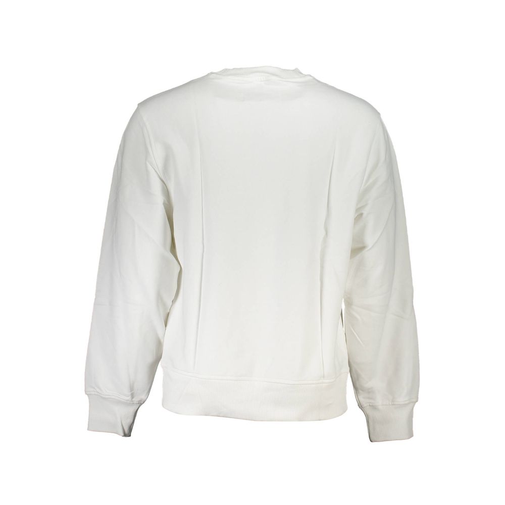 Weißes Herren-Sweatshirt aus Baumwolle
