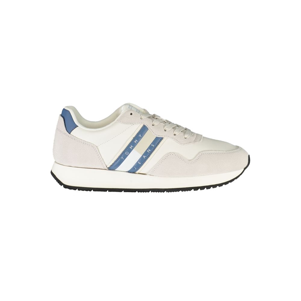 Tommy Hilfiger Bianco Leder Herren Sneaker