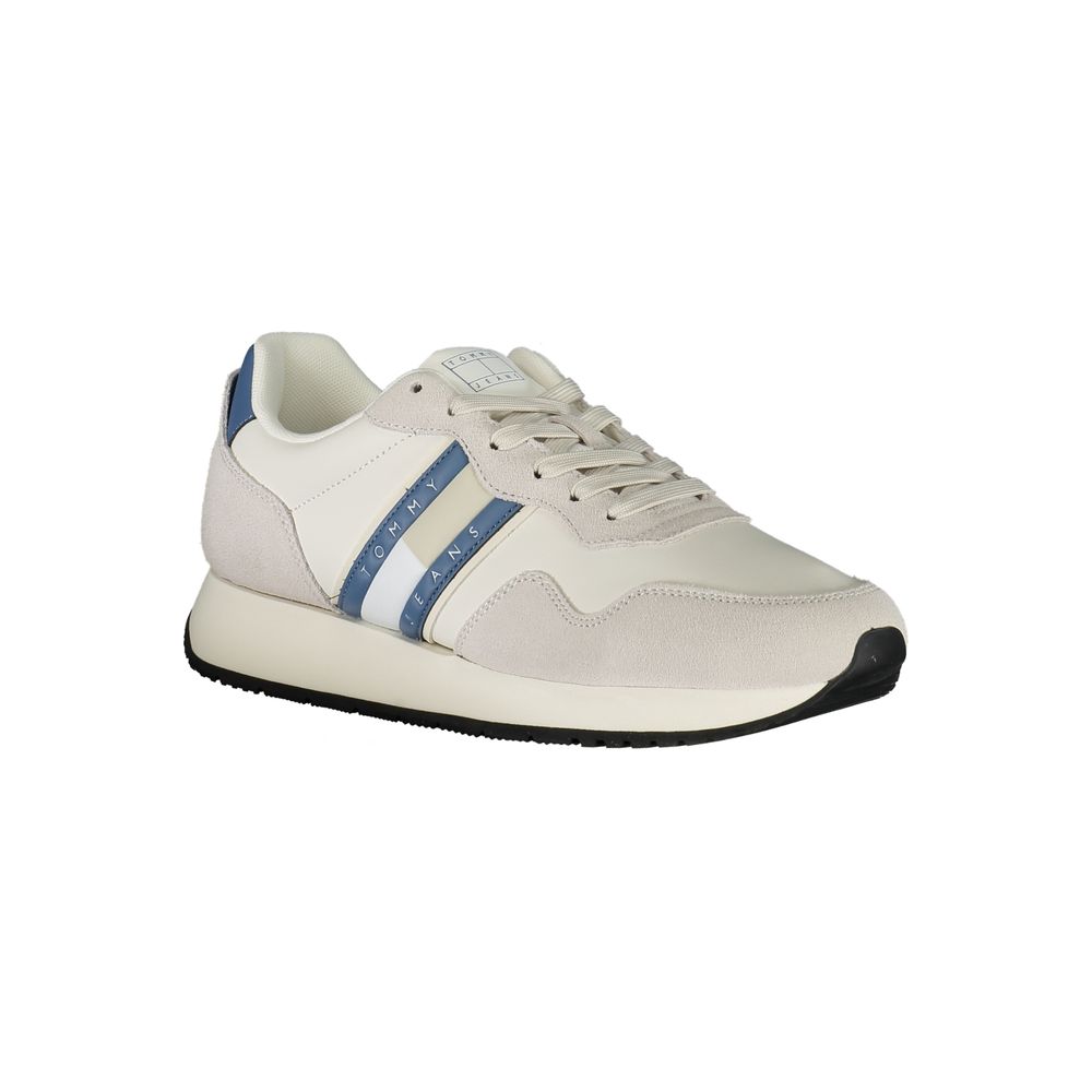 Tommy Hilfiger Bianco Leder Herren Sneaker