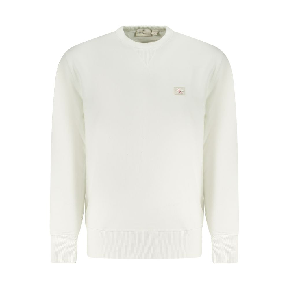 Weißes Baumwoll-Sweatshirt für Herren