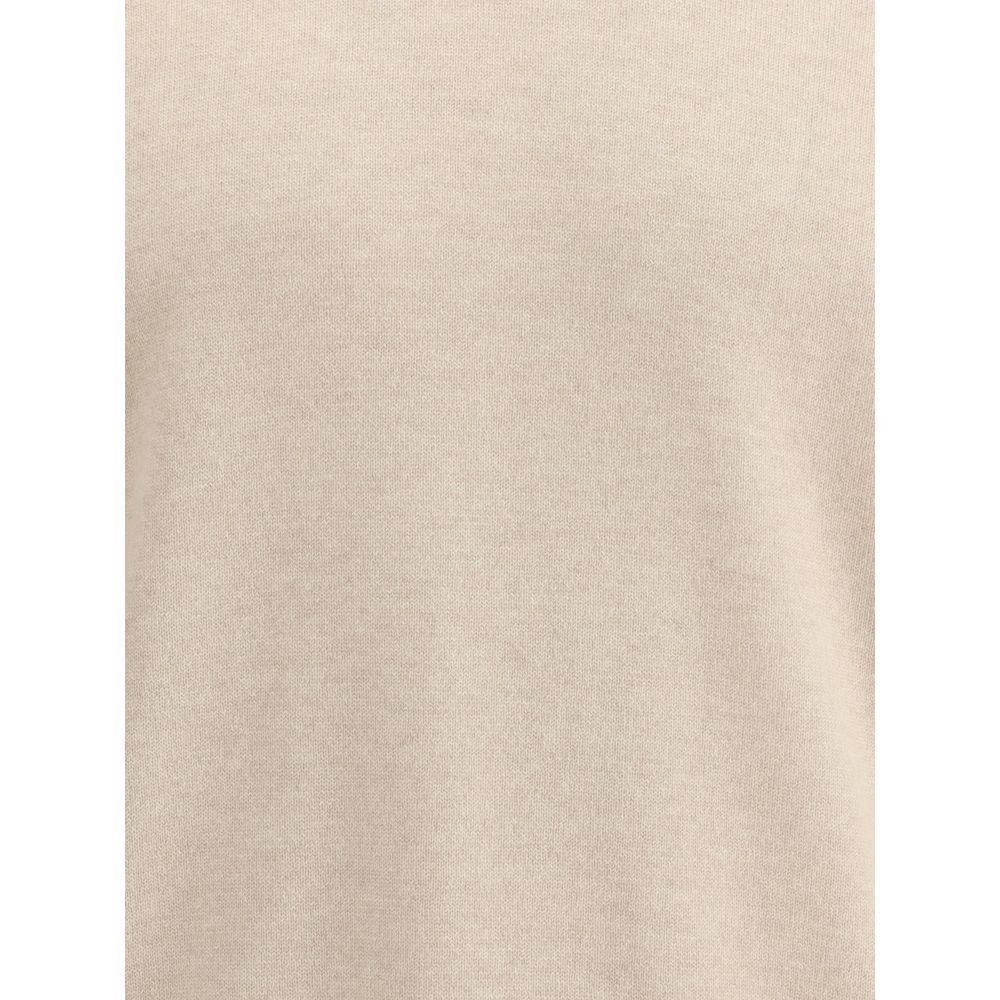 Brunello Cucinelli Beiger Kaschmirpullover