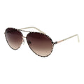 Guess Sonnenbrille aus beigem Metall – Stilvoll & Zeitlos.